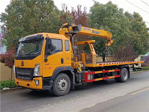 國(guó)六重汽豪沃G5X56帶吊清障車圖片參數(shù)介紹