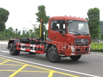 東風(fēng)天錦車廂可卸式垃圾車