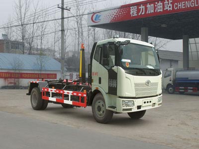 國五解放車廂可卸式垃圾車