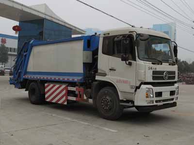 國五東風(fēng)天然氣壓縮式垃圾車